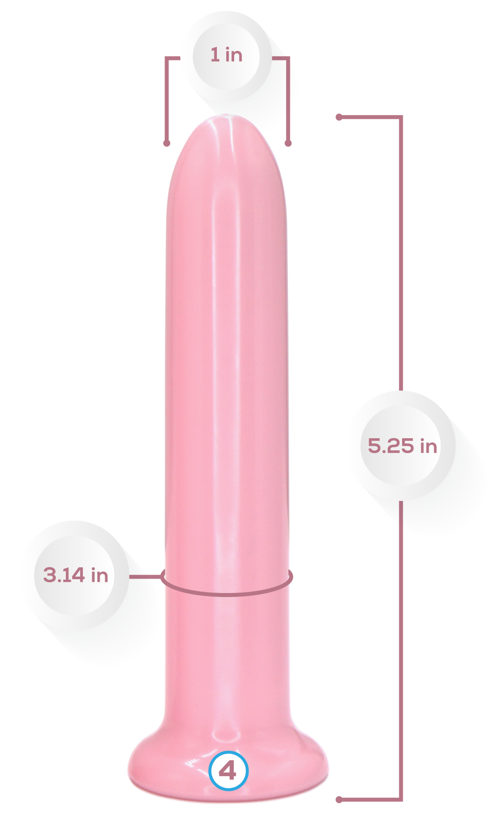 Small VuVa Smooth Vaginal Set  Vuvatech   