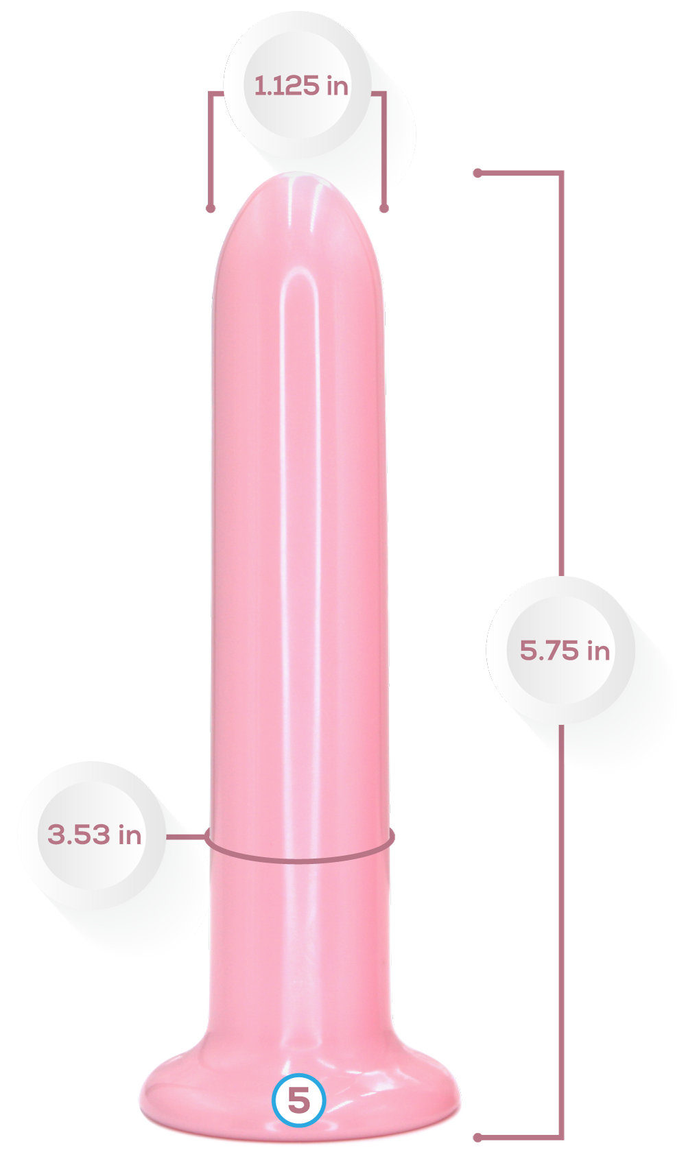 Size 4 & 5 Neodymium Magnetic Vaginal Combo Set  Vuvatech   
