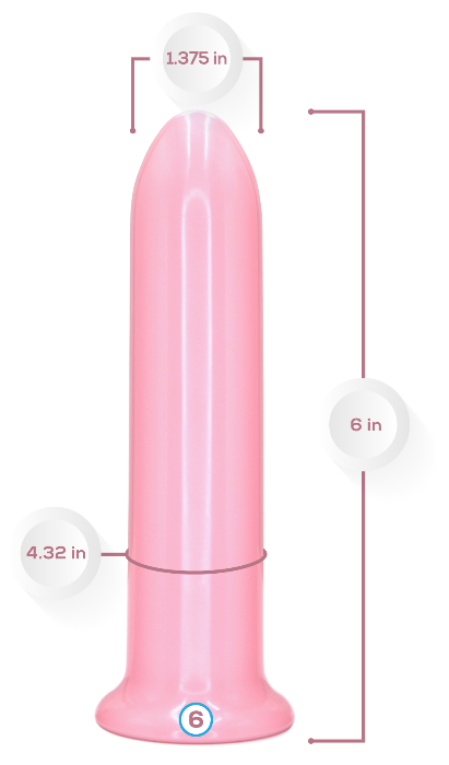 Size 6 Neodymium Magnetic  Vuvatech    Vaginal Dilators