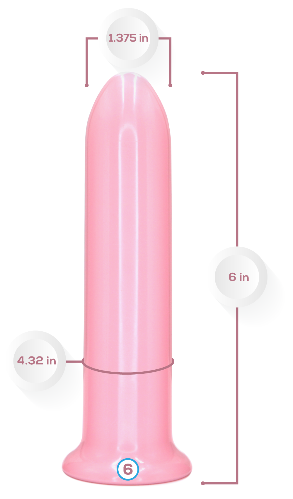 Size 6 & 7 Neodymium Magnetic Vaginal Combo Set  Vuvatech   