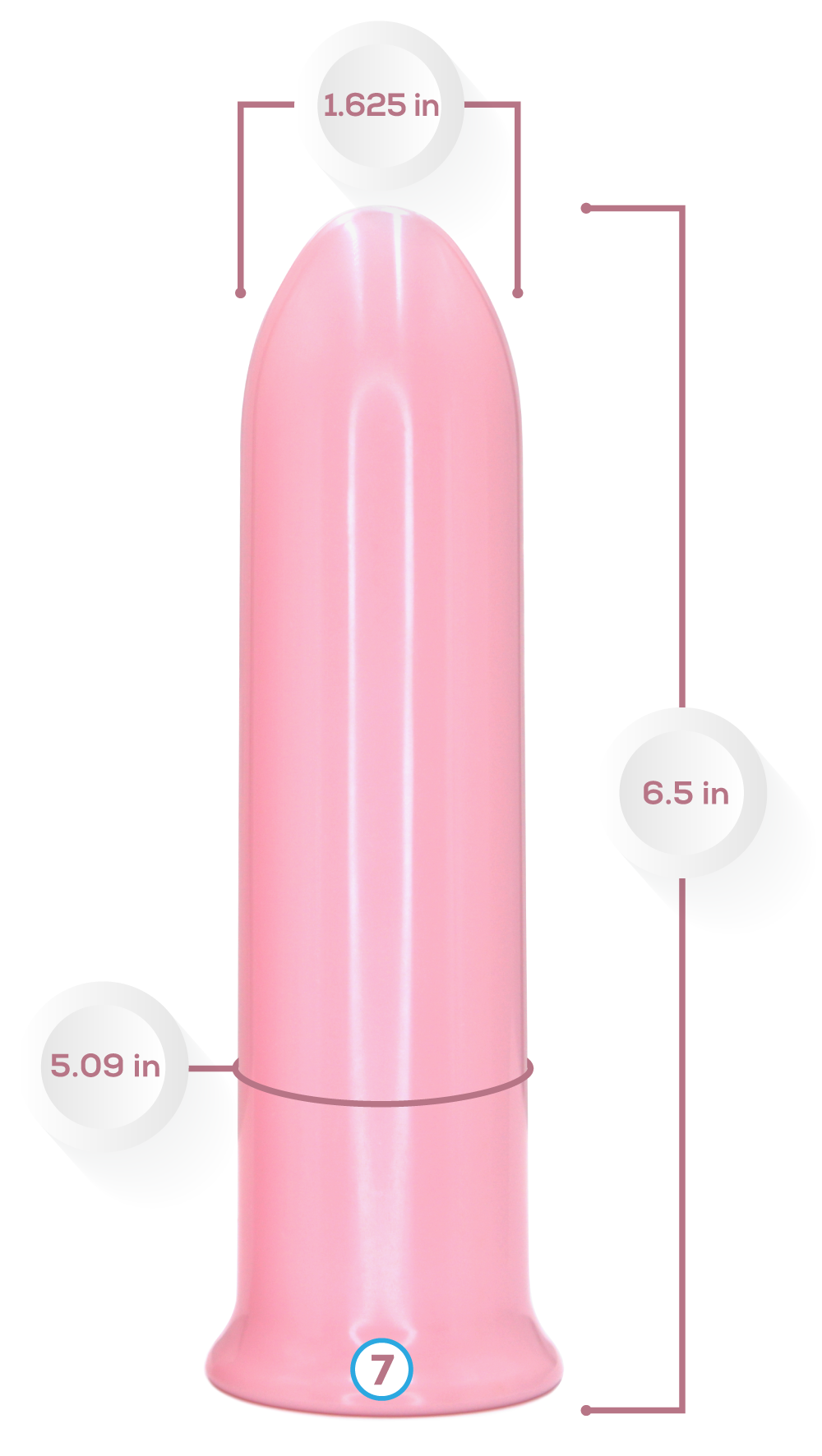 Size 6 & 7 Neodymium Magnetic Vaginal Combo Set  Vuvatech   