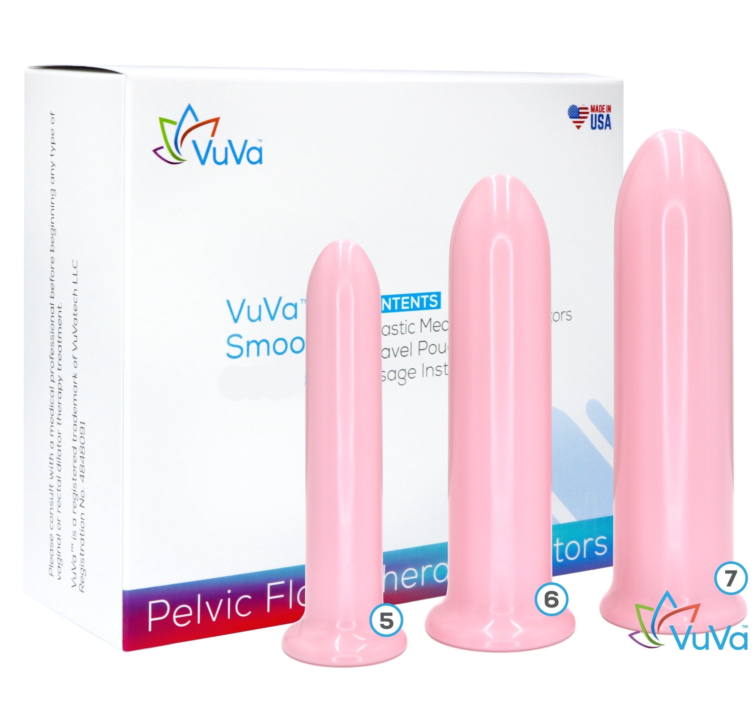 Large VuVa Smooth Vaginal Set  Vuvatech   